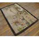 Mid 20th Century Pictorial American Hooked Rug 