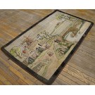 Mid 20th Century Pictorial American Hooked Rug 