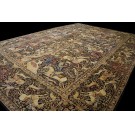 19th Century S.E. Persian Kirman Lavar Hunting Carpet