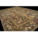 19th Century S.E. Persian Kirman Lavar Hunting Carpet