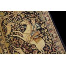 19th Century S.E. Persian Kirman Lavar Hunting Carpet