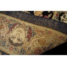 19th Century S.E. Persian Kirman Lavar Hunting Carpet