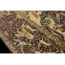 19th Century S.E. Persian Kirman Lavar Hunting Carpet