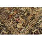 19th Century S.E. Persian Kirman Lavar Hunting Carpet