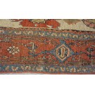 19th Century W. Persian Bijar Carpet With Harshang Pattern