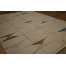 1930s French Art Deco Flat-Weave Rug 