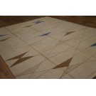 1930s French Art Deco Flat-Weave Rug 