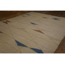 1930s French Art Deco Flat-Weave Rug 