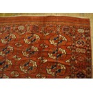 Mid 19th Century Central Asian Tekke Turkmen Main Carpet