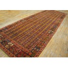 Mid 19th Century W. Persian Bijar Gallery Carpet 