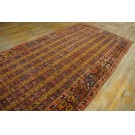 Mid 19th Century W. Persian Bijar Gallery Carpet 