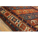 Mid 19th Century Caucasian Shirvan Carpet Dated & Inscribed 