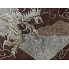 Late 19th Century Chinese Wool & Silk Dragon Embroidery