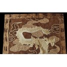 Late 19th Century Chinese Wool & Silk Dragon Embroidery