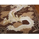 Late 19th Century Chinese Wool & Silk Dragon Embroidery