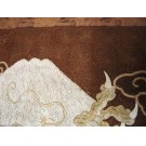 Late 19th Century Chinese Wool & Silk Dragon Embroidery