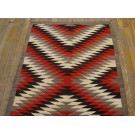 Early 20th Century American Navajo Eye Dazzler Carpet