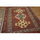 Late 19th Century Caucasian Kazak Fachralo Carpet 