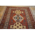 Late 19th Century Caucasian Kazak Fachralo Carpet 