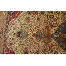 Early 20th Century Persian Silk Tabriz Carpet