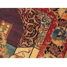 1940s Persian Pictorial Kashan Mashahir Carpet