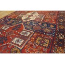 19th Century N.E. Persian Kurdish Quchan Carpet 