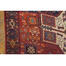 19th Century N.E. Persian Kurdish Quchan Carpet 