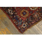 19th Century N.E. Persian Kurdish Quchan Carpet 