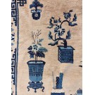 Early 20th Century Chinese Peking 100 Antiques Carpet 