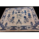 Early 20th Century Chinese Peking 100 Antiques Carpet 