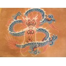 1920s Chinese Art Deco Dragon Carpet 