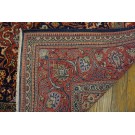 Early 20th Century Persian Silk & Wool Kashan Carpet