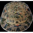 1920s Chinese Art Deco Oval Carpet