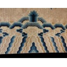 Early 20th Century W. Chinese Ningxia Dragon Carpet