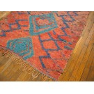 Mid-20th Century Moroccan Boucherouitte Carpet