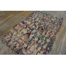 Mid 20th Century Moroccan Boucherouitte Carpet