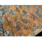 Mid 19th Century Silk Chinese Dragon Embroidery