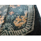 Vintage 1980 Silk Chinese Dragon Carpet