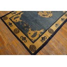 Late 19th Century Chinese Peking Dragon Carpet 