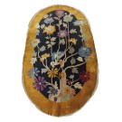 1920s Oval Chinese Art Deco Carpet