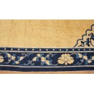 Mid 19th Century Chinese Ningxia Carpet with Coin Pattern