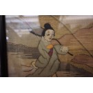 19th Century Pair of Chinese Silk Pictorial Kesi Textile