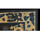 Late 19th Century Chinese Ningxia Dragon Carpet