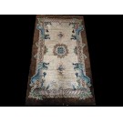 Vintage 1980s Silk Chinese Carpet