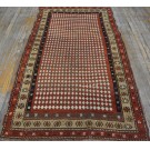 19th Century W. Persian Kurdish Checkerboard Pattern Carpet