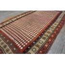 19th Century W. Persian Kurdish Checkerboard Pattern Carpet