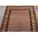 19th Century W. Persian Kurdish Checkerboard Pattern Carpet