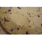 1920s Chinese Oval Art Deco Carpet