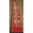 Late 19th Century Silk & Gold Thread Chinese Embroidery