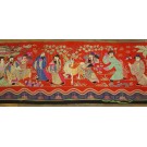 Late 19th Century Silk & Gold Thread Chinese Embroidery